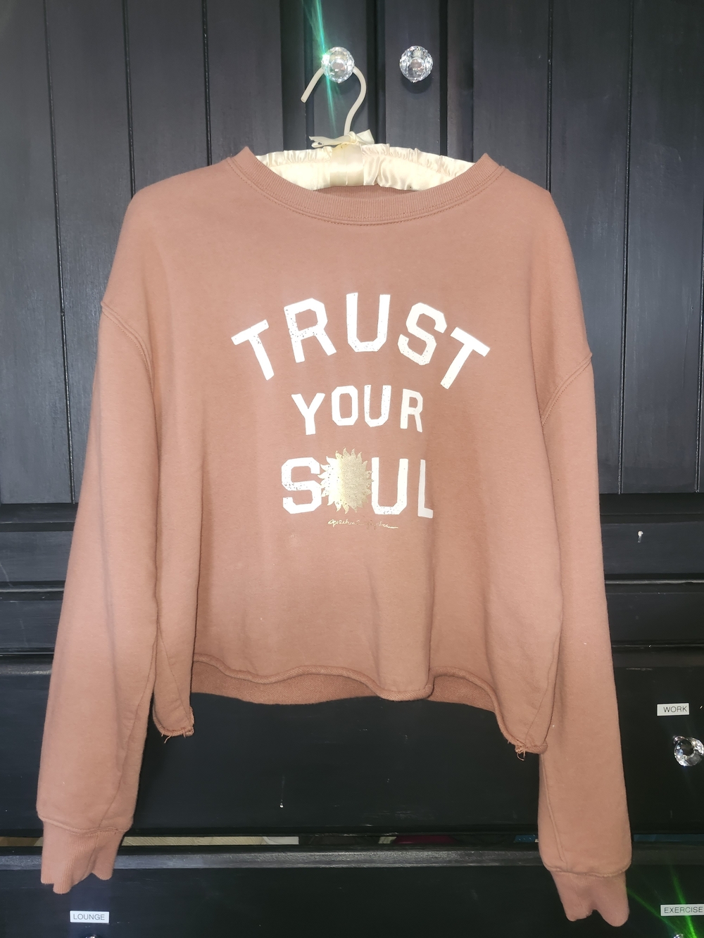 Spirital Gangster  Crewneck Sweatshirt Coral